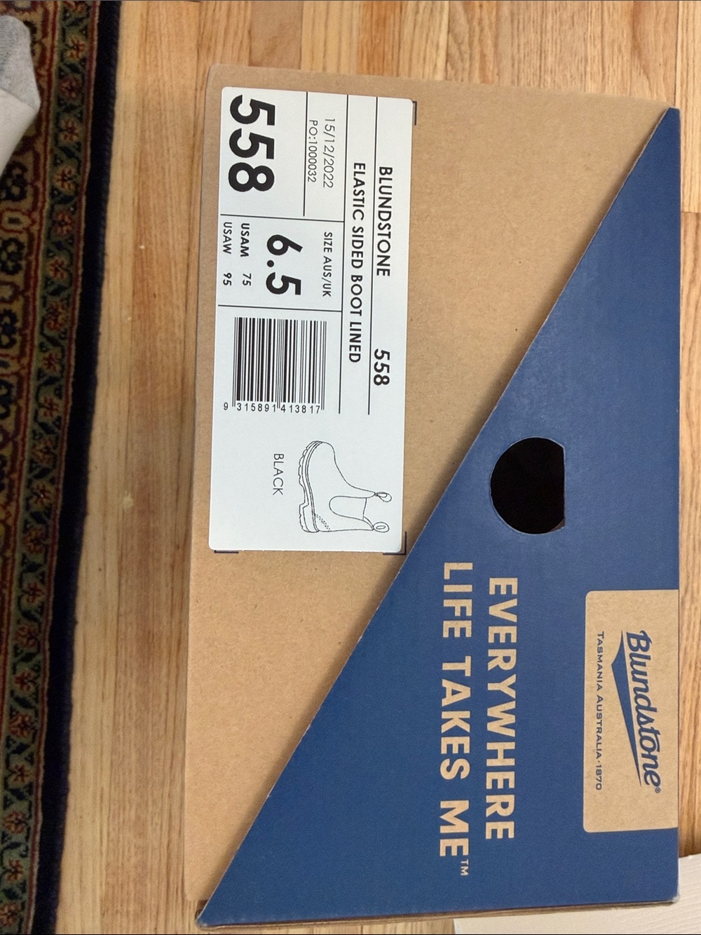 Blunstone 558 elastic sided boot lined